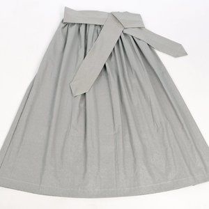 Silver Starlight Maxi Skirt w/ Belt